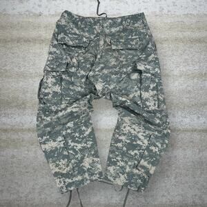 Vintage 90s Military Tactical Pants 32x28 Baggy Wide Leg Digital Camo Medium